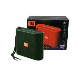 T&G MINI WIRELESS BLUETOOTH SPEAKER TG-185 USB/TF/FM/TWS/HANDS-FREE CALL FUNCTION GREEN T&G MINI WIRELESS BLUETOOTH SPEAKER TG-185 USB/TF/FM/TWS/HANDS-FREE CALL FUNCTION GREEN